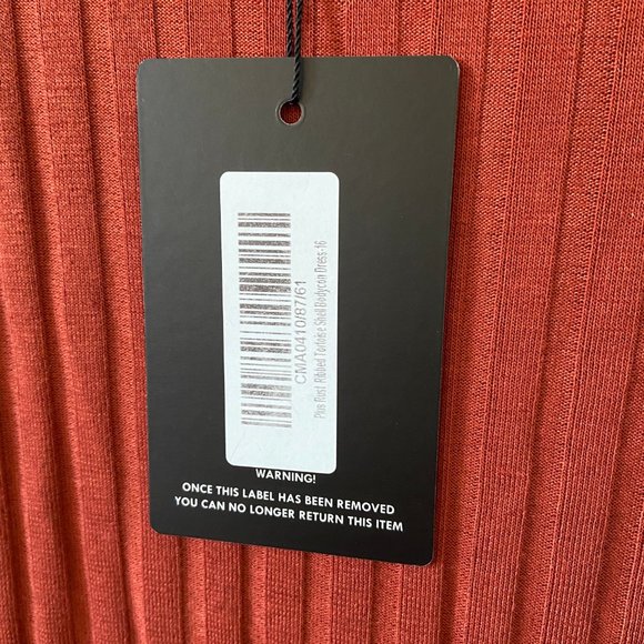 DONATED–PLT Plus | Ribbed Tortoise Shell Bodycon Dress - Picture 4 of 9